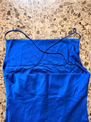 Vestido azul tirantes