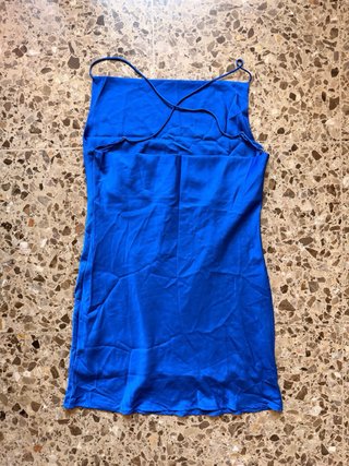 Vestido azul tirantes