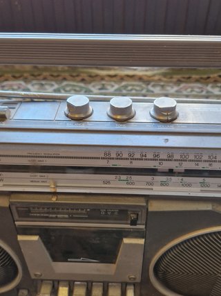 Radio Cassette AIWA Vintage Gris/Plata