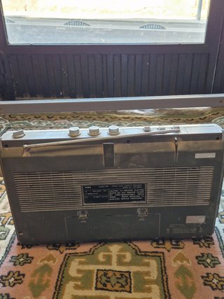 Radio Cassette AIWA Vintage Gris/Plata