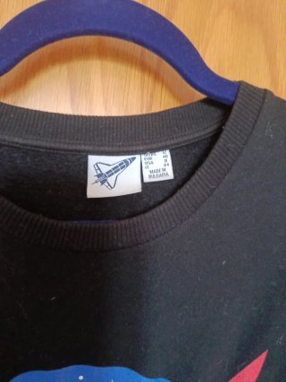 Sudadera NASA Primark Negra Talla M