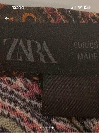Pantalón bombacho estampado arabesco