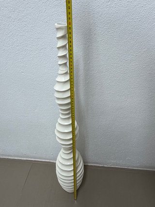 Jarrón decorativo blanco
