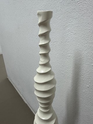 Jarrón decorativo blanco