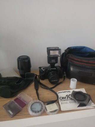 Lote Cámara Analógica Olympus OM101 Power Focus