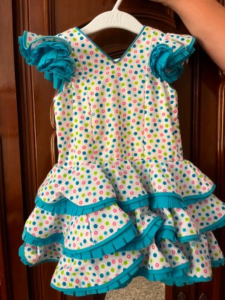 Traje Flamenca H&M Talla 2/3 Años