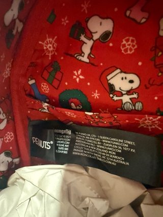 Mini-backpack Loungefly Snoopy Christmas Peanuts