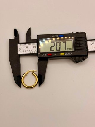 Pendientes de Oro Tipo Aro 9k 1.60GR