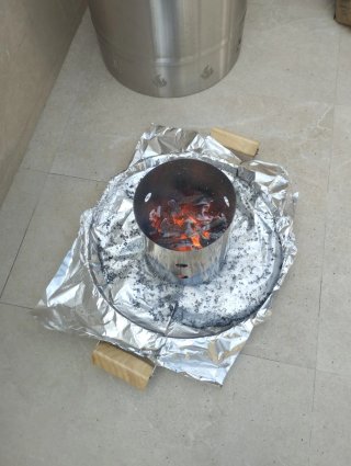 Barril Ahumador Metálico Barbacoa