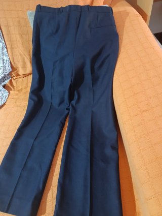 Pantalón de vestir azul hombre