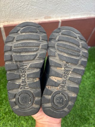 Zapatos Pablosky azul Marino Niña Flor