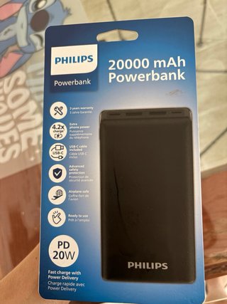 Batería Portátil Philips 20000 mAh