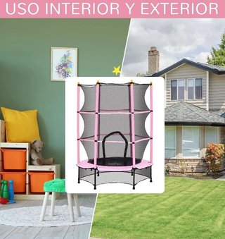Trampolín para Niños de +3 Años Ø140 cm con Red