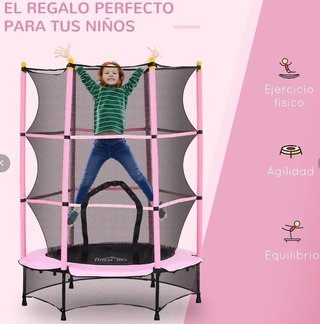 Trampolín para Niños de +3 Años Ø140 cm con Red