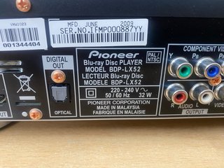 Reproductor Blu-Ray Pioneer BDP-LX52
