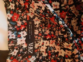 Falda pantalón Zara estampada floral