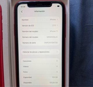 iPhone 11 128GB Rojo