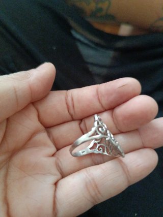 Anillo Plata 925 Diseño Calado