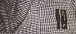 Camisa de cuadros pequeños para hombree
