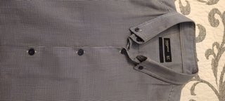Camisa de cuadros pequeños para hombree