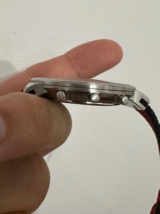 Reloj Skagen Cronógrafo Negro y Rojo