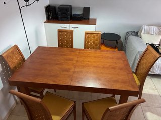 Mesa Comedor Madera + 6 Sillas