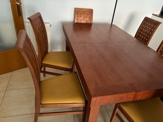 Mesa Comedor Madera + 6 Sillas
