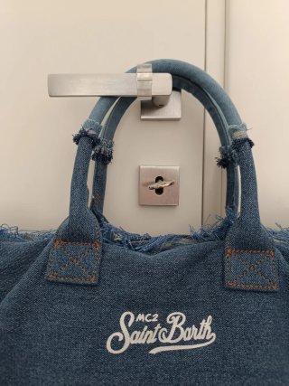 Borsa Saint Barth in denim