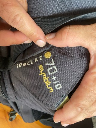 Mochila Quechua gran capacidad viajes aventura