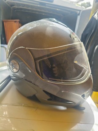 Casco moto Airoh Mathisse gris