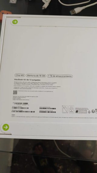 MacBook Air 13 16GB RAM 1TB Sin Estrenar