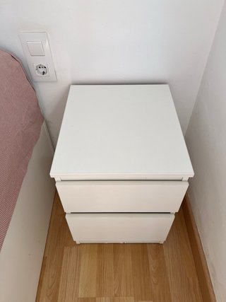 Cómoda 2 cajones Ikea MALM blanca