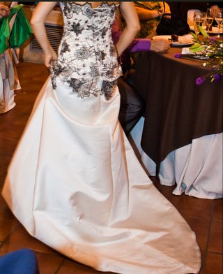 Vestido de Novia Jordi Dalmau Blanco y Negro