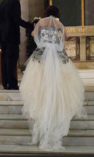 Vestido de Novia Jordi Dalmau Blanco y Negro