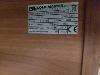 Vitrina refrigerada Cold Master Colibri SP