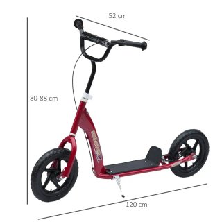 Patinete para Niños de 5-12 Años Carga Máx. 50 kg