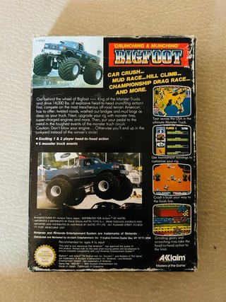 Bigfoot per Nintendo NES in versione completa