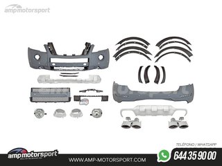KIT DE CARROCERIA PARA MERCEDES ML W164 LOOK E63 AMG