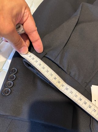 Traje negro completo nuevo con etiquetas