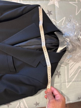 Traje negro completo nuevo con etiquetas