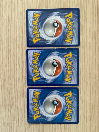 Carte Pokémon Growlithe, Psyduck, Onix