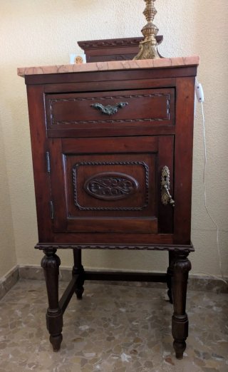 Juego de Habitación Caoba Antiguo
