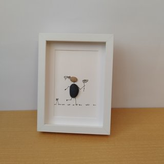 Cuadro personalizado "Entrega de flor" — Pebble Ar