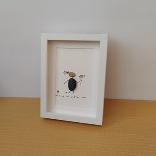 Cuadro personalizado "Entrega de flor" — Pebble Ar