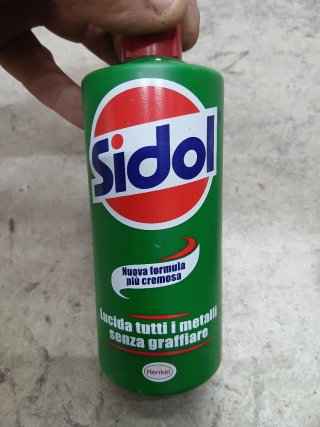 Lotti pulizia metalli Argentil, Sidol, Smac