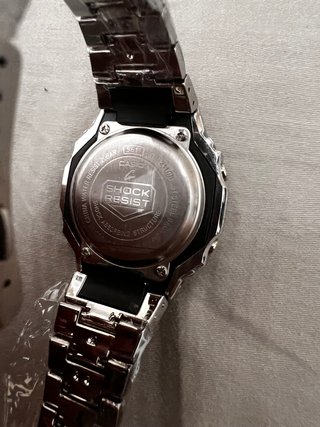 Casio G-Shock Reloj Verde y Plateado