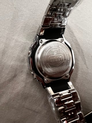 Casio G-Shock Reloj Verde y Plateado