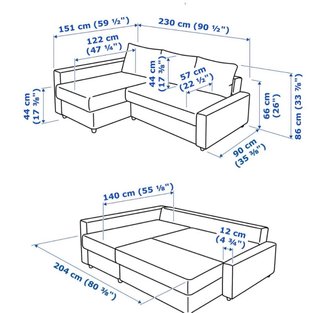 Sofá cama IKEA Friheten gris oscuro