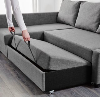 Sofá cama IKEA Friheten gris oscuro
