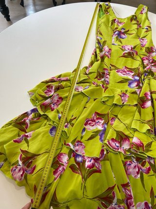 277 Vestido vintage estampado floral